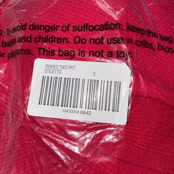 Chico’s Red Ribbed Two-Pocket Cardigan Sweater - Picture 7 of 9